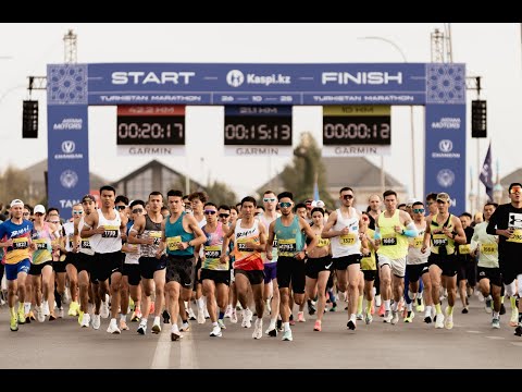 Видео: Turkistan Marathon 2025 побил рекорд по числу иностранных участников