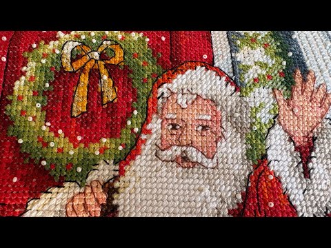 Видео: Новорічний чобіток від DINENSIONS “Welcome Santa Stocking” (Ласкаво просимо Санта) 70-07901 