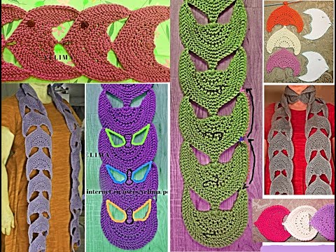 Видео: Модульное вязание.(Часть-3). Модуль-''Рыбий плавник''.