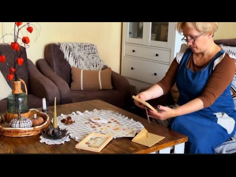 Видео: Неспешная уютная осень.Посылочки для подписчиков, вышиваю картины для нового проекта…