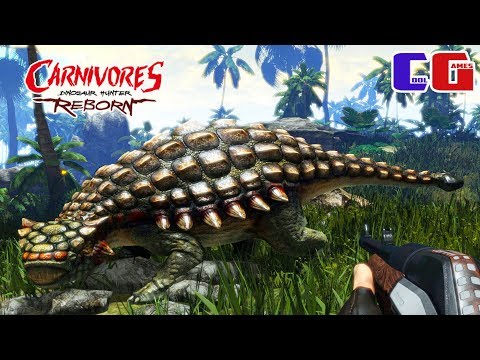 Видео: Охотник на динозавров! Поймал Стегозавра и Анкилозавра в игре Carnivores: Dinosaur Hunter Reborn