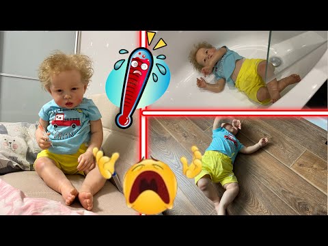 Видео: Лиам обманул с температурой Истерика Лиама Сильно наказала РЕБОРНА ЛИАМА reborn Liam crying 😢 УЖАС😧