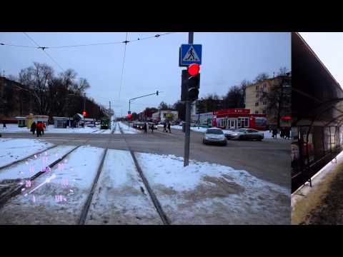 Видео: В движении 360  Трамвай №1 Коломна