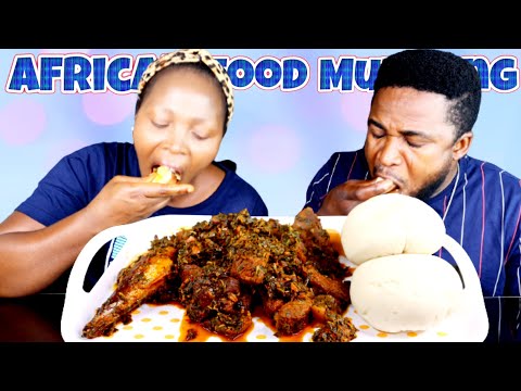 Видео: ОЧЕНЬ ВКУСНО! 3 БОЛЬШИХ РОЛЛА ФУФУ И ОВОЩНОЙ СУП МУКБАНГ | АФРИКАНСКАЯ КУХНЯ МУКБАНГ