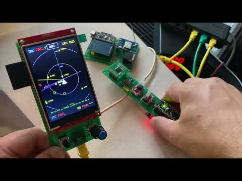 Видео: Испытания прототипа Навигационного дисплея. Видео 3.   #aviation #arduino #esp32