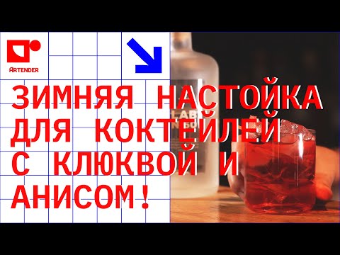 Видео: ЗИМНЯЯ НАСТОЙКА ДЛЯ КОКТЕЙЛЕЙ С КЛЮКВОЙ, КАРДАМОНОМ И АНИСОМ! #artenderproject #cocktails #bartender