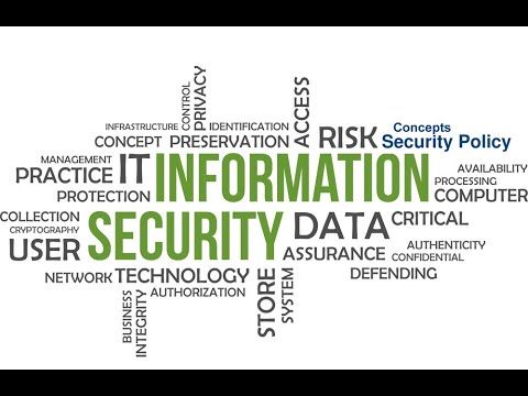 Видео: Управление информационной безопасностью. Концепция и политики. Часть 3 из 3