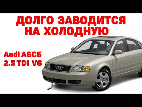 Видео: Долго заводится на холодную. Audi A6C5 2.5 TDI V6.