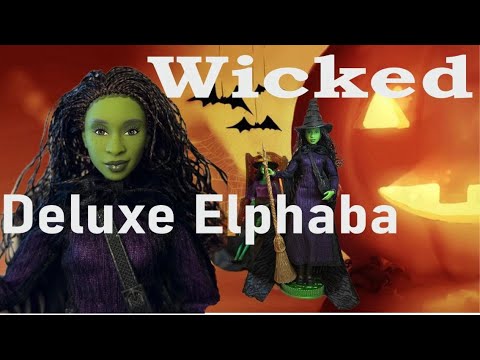 Видео: Wicked Deluxe Elphaba doll. Зелёная кукла злая ведьма Эльфаба