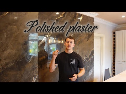 Видео: Ореховая полированная штукатурка