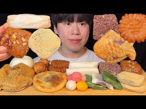 Видео: SUB) Корейский десерт рисовый пирог мукбанг асмр