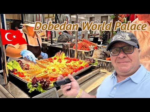Видео: Турция 🇹🇷 Супер ОБЕД в отеле DOBEDAN WORLD PALACE 5 * (Кемер, Турция)