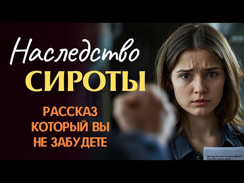 Видео: «НАСЛЕДСТВО СИРОТЫ». Рассказ трогает до глубины души. История которую вы запомните. Рассказ