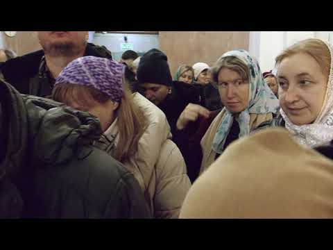 Видео: Молебен святому прп. Давиду Гареджийскому с освящением воды.