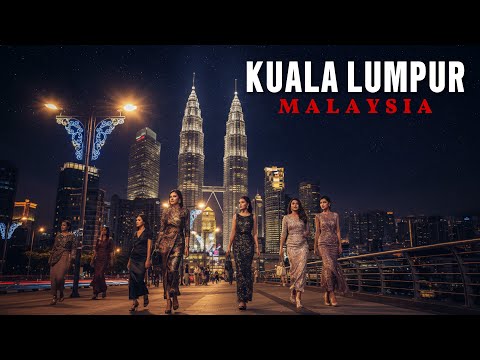 Видео: Ночная прогулка по Куала-Лумпуру 4К Пешеходная экскурсия по Малайзии 2025