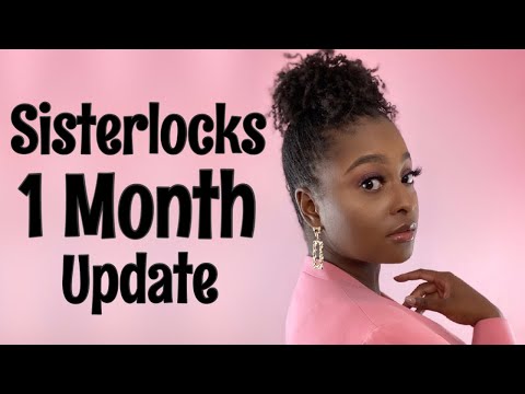Видео: Sisterlocks на тонких/редких волосах — обновление за 1 месяц