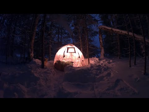 Видео: 27-28 января 2024г.  Под озером  Медвежское    с палаткой и печкой.