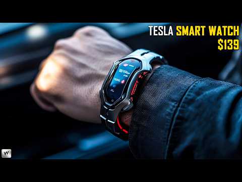 Видео: Он уже здесь! Прототип умных часов Tesla Smart Watch Илона Маска за 139 долларов: показан шокирую...