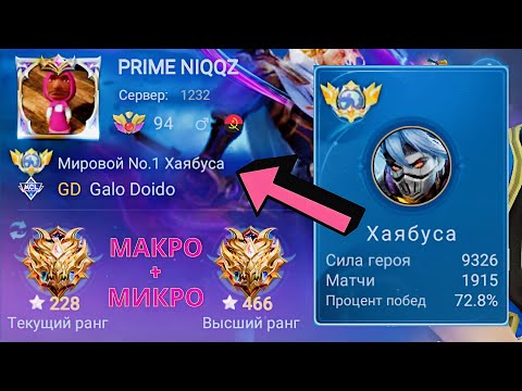 Видео: ТОП 1 МИРА ХАЯБУСА ДЕЛАЕТ НЕВОЗМОЖНОЕ РАДИ ПОБЕДЫ / MOBILE LEGENDS