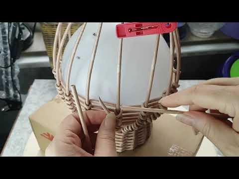 Видео: Светильник 2ч. Оплетение плафона.