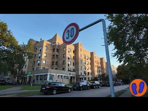 Видео: #Рига Прогулка по улице Бикерниеку Biķernieku iela до Железнодорожной больницы #латвия #rigalatvia 