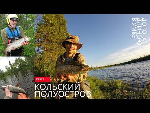 Видео: Кольский полуостров. Дорога длинною в Умбу. Сёмга, хариус, кумжа.