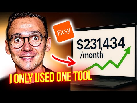 Видео: Как создать прибыльный магазин товаров для искусства на Etsy с помощью ОДНОГО инструмента!