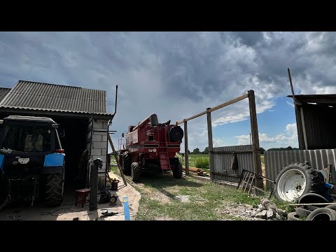 Видео: Гараж для комбайна ✅ Частина 2. Зберігаємо техніку правильно 👍 Case 2388, Mtz-80