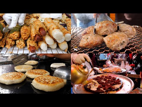 Видео: Коллекция популярных блюд на традиционном корейском рынке / Традиционный рынок Ульсана