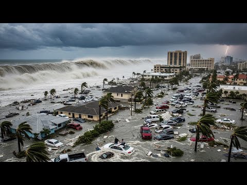 Видео: Филиппины разрушены супертайфуном «Уван!» Штормовой прилив смыл дома.