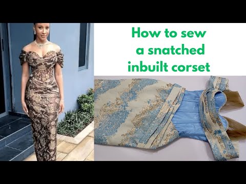 Видео: Как сшить платье со встроенным корсетом