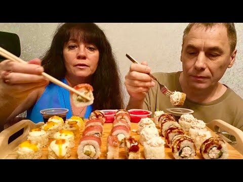 Видео: МУКБАНГ/ РОЛЛЫ / ЗАПЕЧЁННЫЕ РОЛЛЫ / ПИВО / ОБЖОР С АЛЁНКОЙ