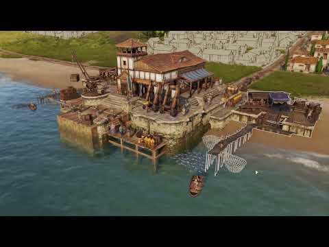 Видео: Нападение пиратов - Anno 117: Pax Romana #02