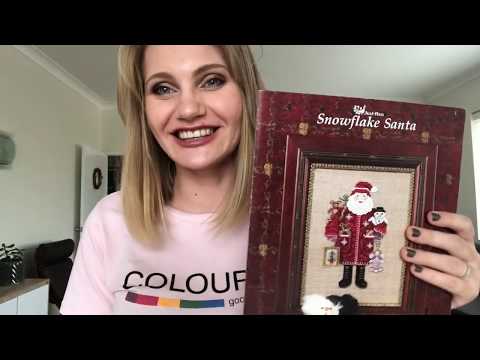 Видео: Санта от Just Nan | Snowflake Santa | Готовая работа | Магазин Рождества