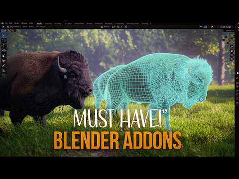 Видео: 10 дополнений для Blender, которые ОБЯЗАН знать каждый художник