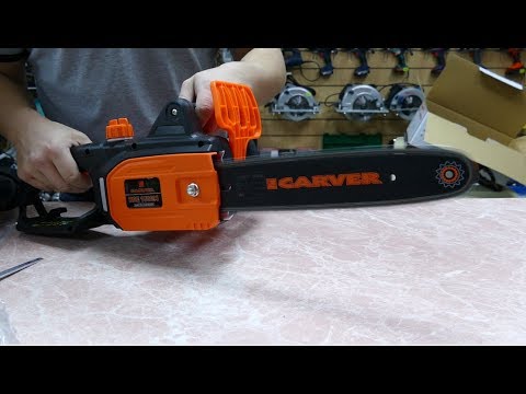 Видео: Электрическая цепная пила CARVER RSE-1500М