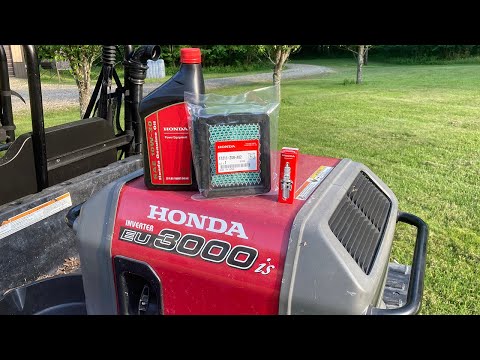 Видео: Сезонное обслуживание генератора Honda EU3000IS для автодома
