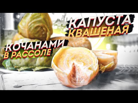 Видео: КАПУСТА КВАШЕНАЯ КОЧАНАМИ В РАССОЛЕ / ОБЗОР НАШЕЙ КВАСИЛЬНИ