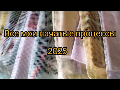 Видео: Все мои начатые процессы 2025. Что изменилось за год?🤔