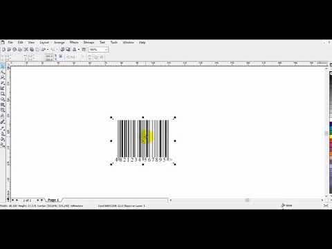 Видео: #2. Как сделать штрих-код в программе Corel Draw