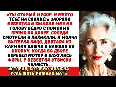 Видео: Невестка вылила мне на голову помои «Твое место на свалке!». Но потом она увидела…