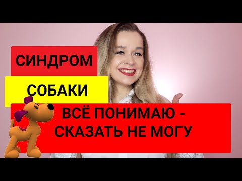 Видео: ВСЁ ПОНИМАЮ, А СКАЗАТЬ НИЧЕГО НЕ МОГУ. СИНДРОМ СОБАКИ. 3 способа как его преодолеть