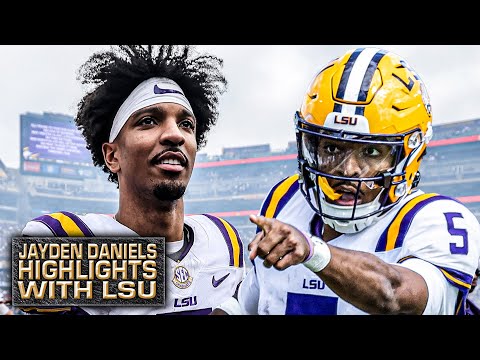 Видео: ГЛАВНЫЕ МОМЕНТЫ студенческого футбола Джейдена Дэниелса в LSU 🎥 | ESPN College Football