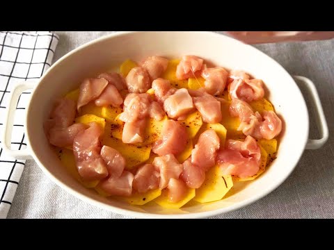 Видео: Запеканка КАРТОФЕЛЬНАЯ в духовке с курицей – очень просто! Быстрый рецепт на ужин