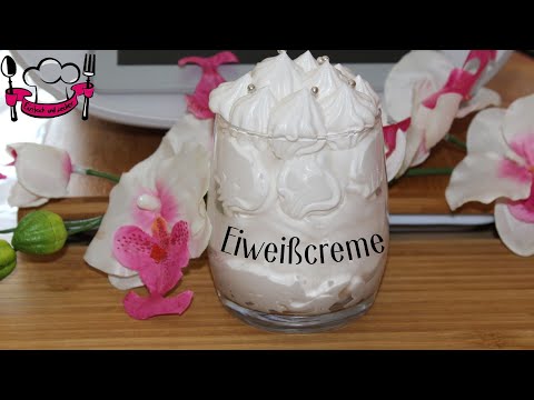 Видео: Eiweißcreme im Thermomix -Термомикс Белковый заварной крем на желирующем сахаре |Einfach und Lecker💯