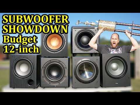 Видео: Бюджетный 12-дюймовый сабвуфер: Infinity, Klipsch, Dayton, Jamo, OSD и Bic!