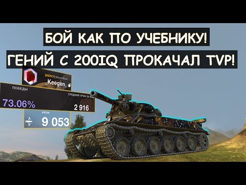 Видео: ПРОФ.ИГРОК С 200IQ ПОКАЗАЛ КАК ПРАВИЛЬНО ИГРАТЬ НА ПУЛЕМЕТЕ! TVP T50/51Tanks blitz