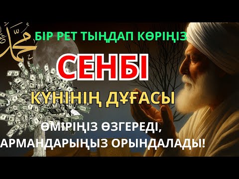 Видео:  СЕНБІ күнгі ЕҢ ҚҰДІРЕТТІ ДҰҒА!, Барлық тілектер қабыл болады! БАЙЛЫҚ, ПАЙДА ЖӘНЕ БАҚЫТ.  аумин
