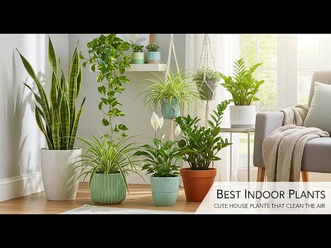 Видео: Лучшие комнатные растения. Милые комнатные растения, которые очищают воздух и дарят свежесть.