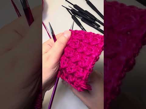 Видео: Красивый и легкий узор спицами #knitting